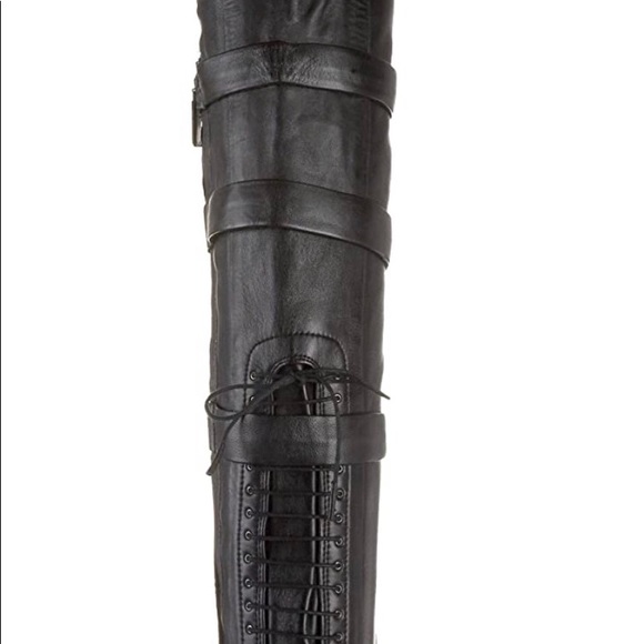 L.A.M.B. Gwen Stefani GLAMETTE OTK leather boots 9 - Picture 7 of 7